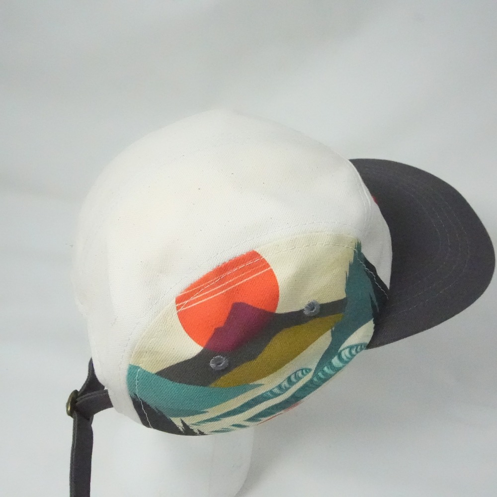 Rustek x Abel 5 Panel Organic Cotton Bamboo Cork Brim Men Hat One Size Skate - Picture 5 of 11